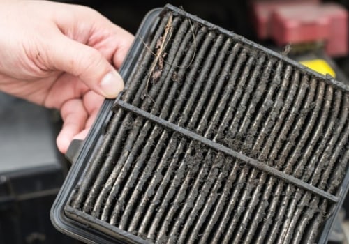 What will a dirty air filter cause?